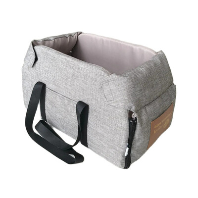 Šunų automobilinė kėdutė mažam šuniui Centrinė konsolės sėdynė Naminių gyvūnėlių paaukštinimo kėdutė automobiliniam šuniukui Nešiojama šunų nešyklė katėms Saugus kelioninis krepšys