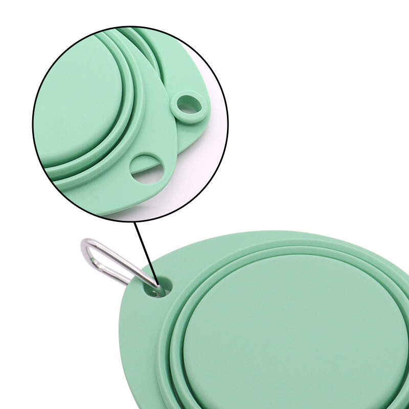 Skladacia miska pre psov, silikónová dvojitá miska, skladacia miska na krmivo pre psov, voda, vonkajšia cestovná miska na pitie pre psov