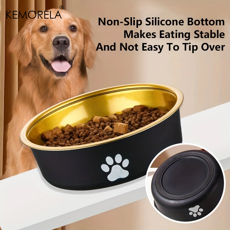 Boli anti-alunecare pentru câini Boluri pentru hrănire pentru câini mici, medii și mari, și fântâni cu apă Hrănitoare pentru animale de companie din oțel inoxidabil Accesorii pentru animale de companie