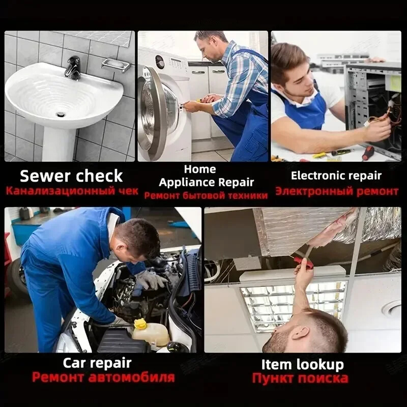 Inskam-mini kamera endoscópio 1080p, lente única e dupla 8mm, cabo rígido, à prova d`água, para inspeção de carro,