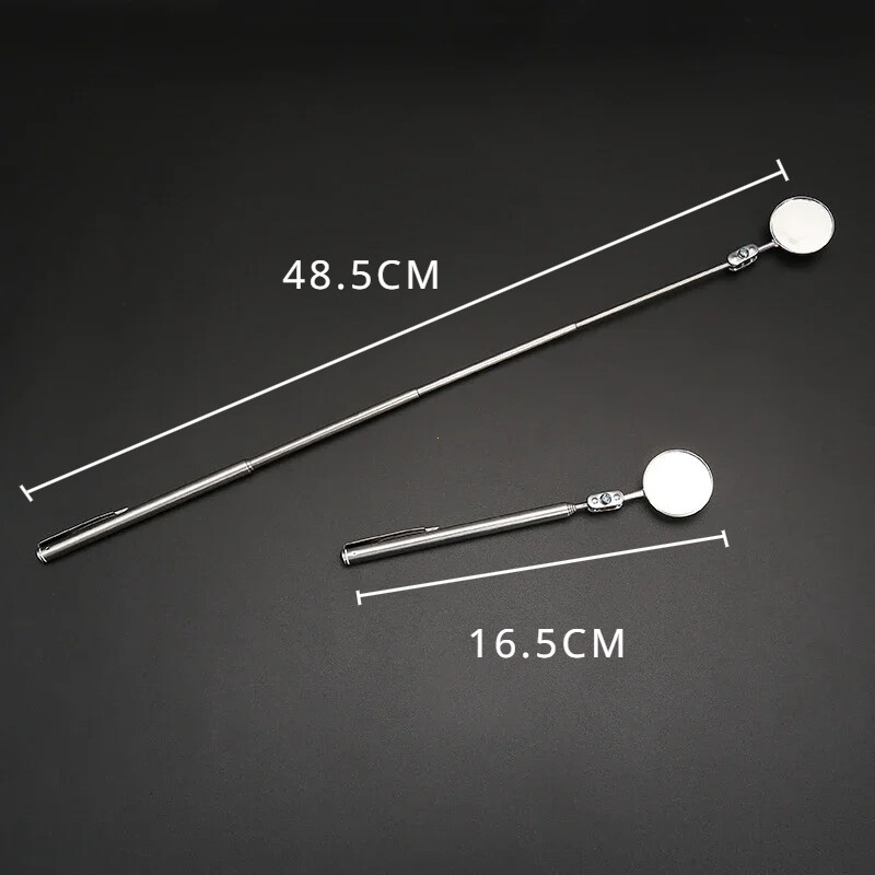 Nešiojamo automobilio kampo stebėjimo rašiklis, automobilio teleskopinis aptikimo objektyvas, apvalus veidrodis, automobilio apžiūros veidrodis