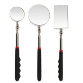 Nešiojamas teleskopinis lanksčios galvutės tikrinimo veidrodis su LED apšvietimu, reguliuojamas 360 laipsnių kampu pasukamas žiūrėjimo automatinis rankinis įrankis