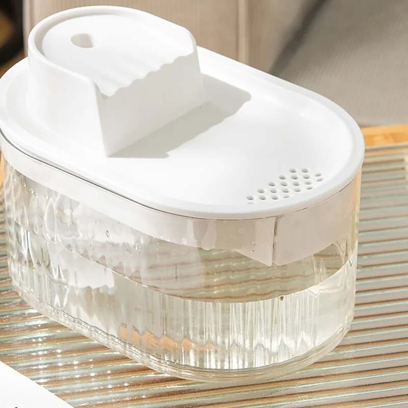 Vandens geriamojo fontano dozatorius katėms 1,5 l išmanusis automatinis naminių gyvūnėlių vandens dozatorius, recirkuliacinis filtras, kačių ir šunų naminių gyvūnėlių reikmenys