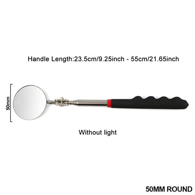 Variklio važiuoklės apžiūra Auto remonto detektorius veidrodis Daugiakryptis sulankstomas teleskopinis LED šviesos atšvaitas universalus įrankis