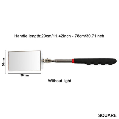 Variklio važiuoklės apžiūra Auto remonto detektorius veidrodis Daugiakryptis sulankstomas teleskopinis LED šviesos atšvaitas universalus įrankis