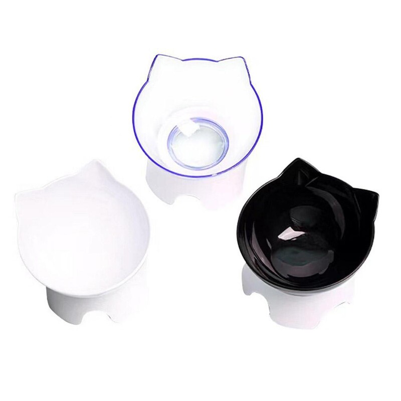 Bol anti-alunecare pentru animale de companie Hrană pentru animale Boli pentru câini Bol de hrănire pentru animale de companie S Bol pentru hrănire Suport pentru pisicuțe cu înclinare G8y0