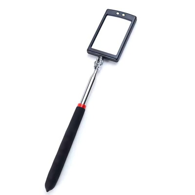 Patikrinimo veidrodžio LED lemputė, teleskopinė 360, besisukanti veidrodžiai, mechaniniai įrankiai, tikrinimo veidrodžio teleskopinės rankenos taisymo įrankiai