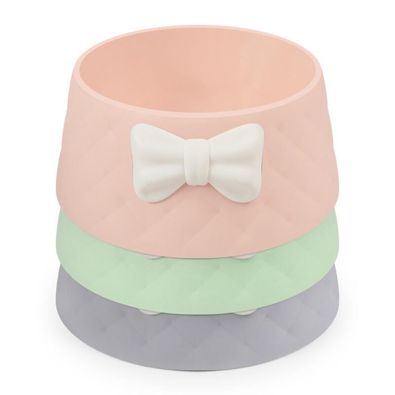 Šunų šėrimo dubuo mažoms katėms ir šunims atsparus smūgiams mielas dubuo mazgas Dekoratyvinis tiekimo dubuo Leiskite šuniui valgyti indus Animacinių filmų dubuo