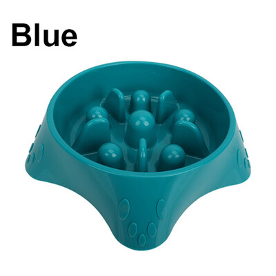 Naminių jūrų žvaigždžių formos lėto maisto dubenėlio kaulo formos kačių maisto dubuo kačių ėdalo baseinas, apsaugantis nuo apvirtimo Daugiafunkciniai stalo reikmenys