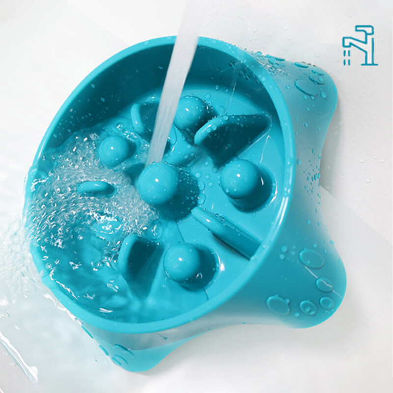 Naminių jūrų žvaigždžių formos lėto maisto dubenėlio kaulo formos kačių maisto dubuo kačių ėdalo baseinas, apsaugantis nuo apvirtimo Daugiafunkciniai stalo reikmenys