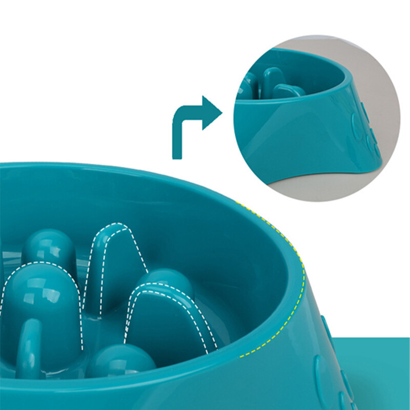 Naminių jūrų žvaigždžių formos lėto maisto dubenėlio kaulo formos kačių maisto dubuo kačių ėdalo baseinas, apsaugantis nuo apvirtimo Daugiafunkciniai stalo reikmenys