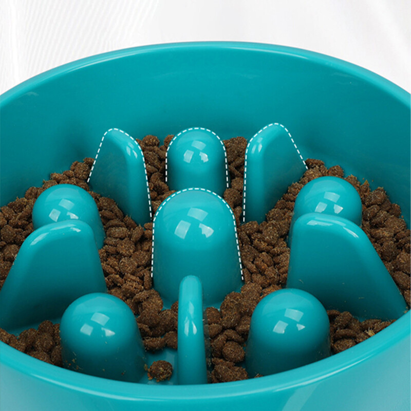 Naminių jūrų žvaigždžių formos lėto maisto dubenėlio kaulo formos kačių maisto dubuo kačių ėdalo baseinas, apsaugantis nuo apvirtimo Daugiafunkciniai stalo reikmenys