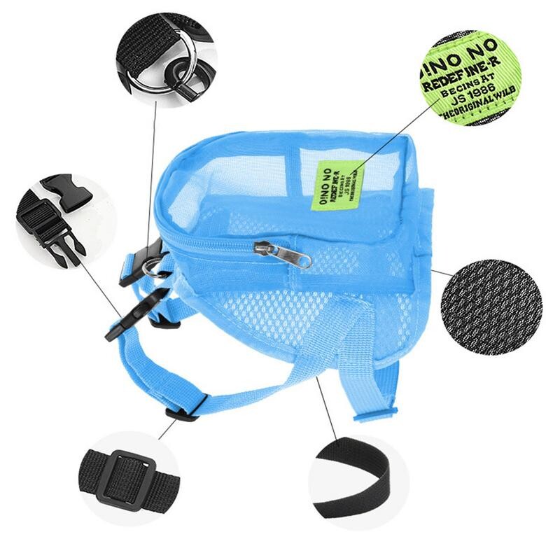 Katės Šunų Kuprinė Lauko Kelionių Produktai Išmatų maišelių dozatorius šunims Prancūzų buldogų naminių gyvūnėlių kuprinė kvėpuojantis tinklinis šunų priedas