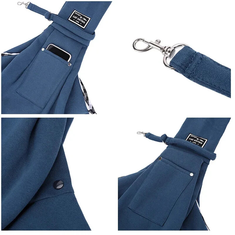 Reguliuojamas naminių šunų nešiojimo krepšys lauko kelionių šuniukui Nešiojami kvėpuojantys viengubi pečių krepšiai Didelės talpos kačių šunų reikmenys