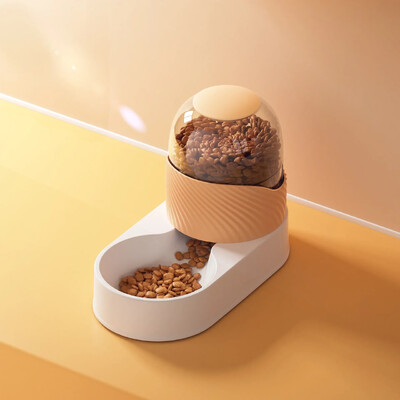 2L mājdzīvnieku kaķu automātiskā barotava lielas ietilpības kucēnu kaķēnu dzeramā strūklaka PP suņu barības bļoda ūdens dozatora uzglabāšanas tvertne