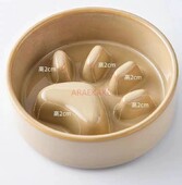 Lėto maisto dubuo Keraminis maisto dubuo šunims ir katėms Lėto maisto dubuo naminių gyvūnėlių reikmenys nuo smūgių šėryklos šunų priedų dubuo