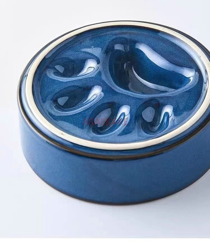 Lėto maisto dubuo Keraminis maisto dubuo šunims ir katėms Lėto maisto dubuo naminių gyvūnėlių reikmenys nuo smūgių šėryklos šunų priedų dubuo