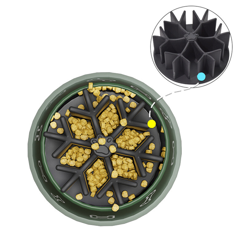 Silikónová vložka do misky pre psov s pomalým kŕmením, proti uduseniu, puzzle, vložka do kŕmidla s pomalým kŕmením s prísavkou pre malé, stredné a veľké zvieratá