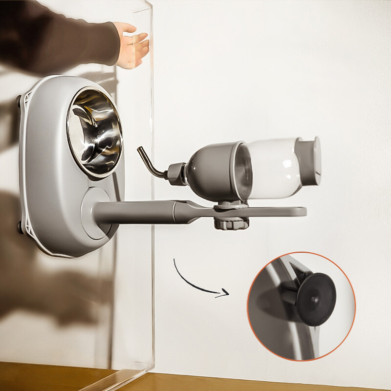 HOOPET automātiskais mājdzīvnieku dozators pret apgāšanos suņu bļoda dzeramā ūdens pudeles padevējs Piekarināms tējkanna kaķu barības konteiners mājdzīvnieku piederumi