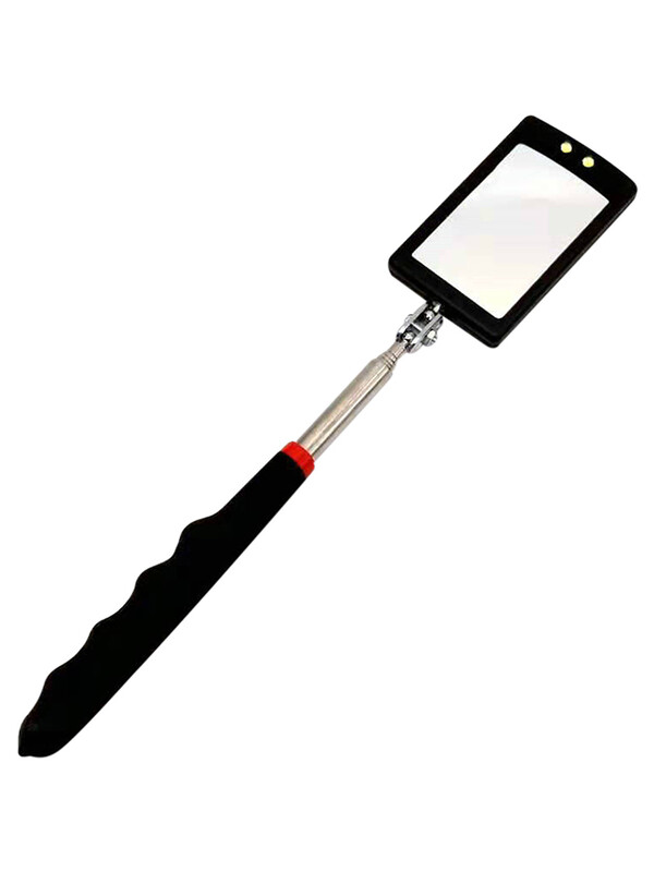 Teleskopisks LED pārbaudes spogulis magnētiskais pacēlējs rīks elastīgs rokturis teleskopiskais magnēts Automobiļu rīki apaļi un pieklājīgi