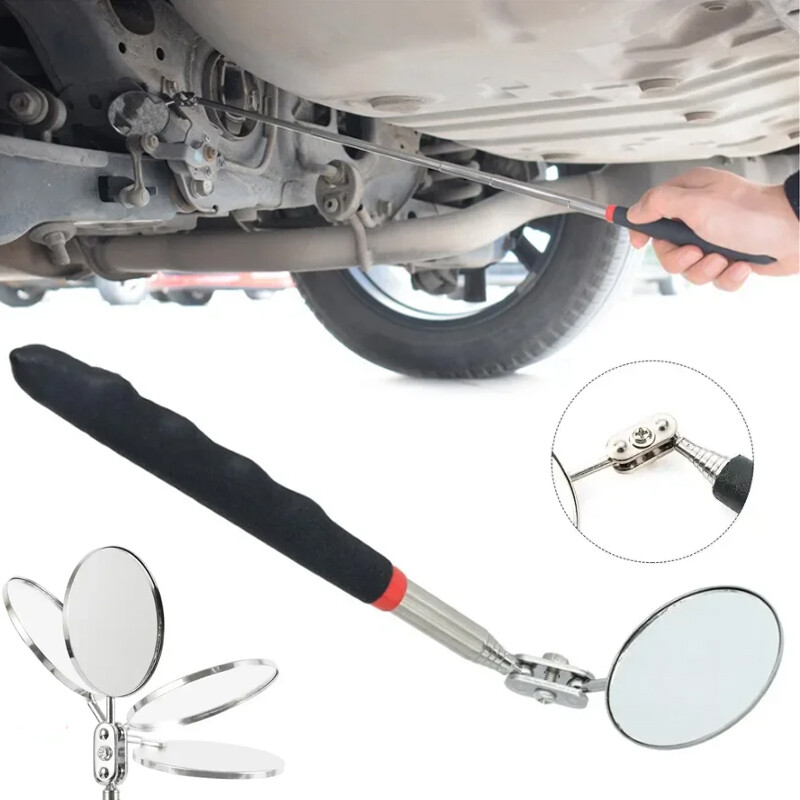 Pārnēsājams universāls teleskopisks apakšdaļas pārbaudes spoguļa remonts apakšdaļas pārbaudes instrumenta endoskops/reflekss spogulis