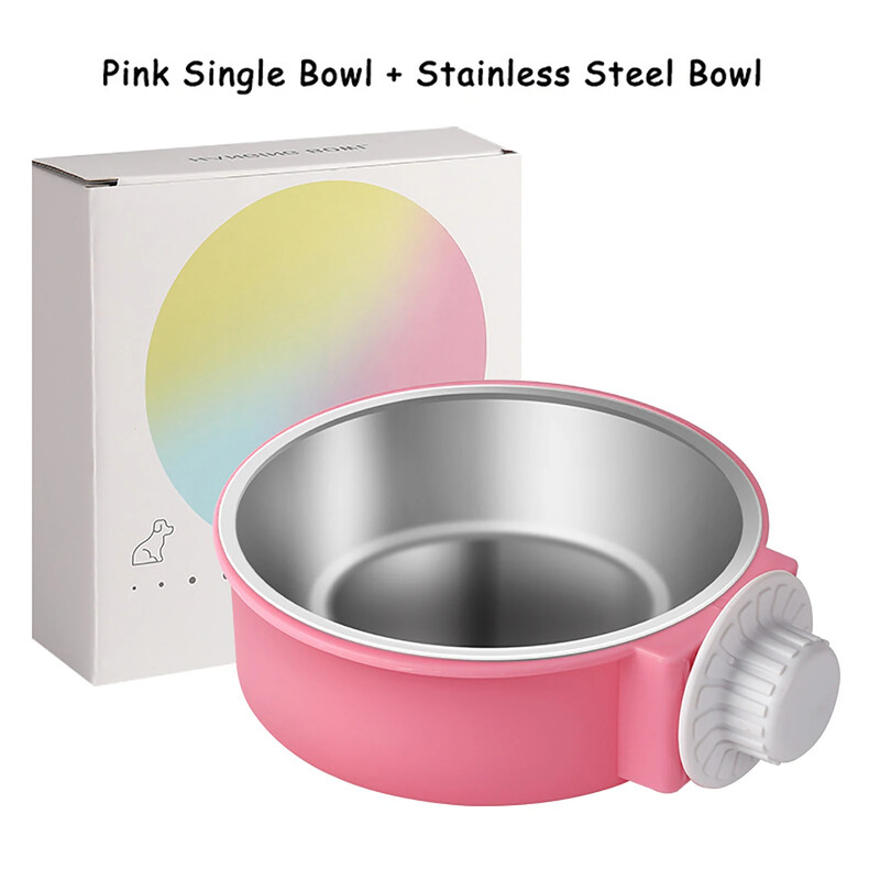 Daugiafunkcis naminių gyvūnėlių narvelio dubuo pakabinamas dizaino naminių gyvūnėlių šėrimo įrankis Nešiojami kačių šunų ėdalo dalytuvai