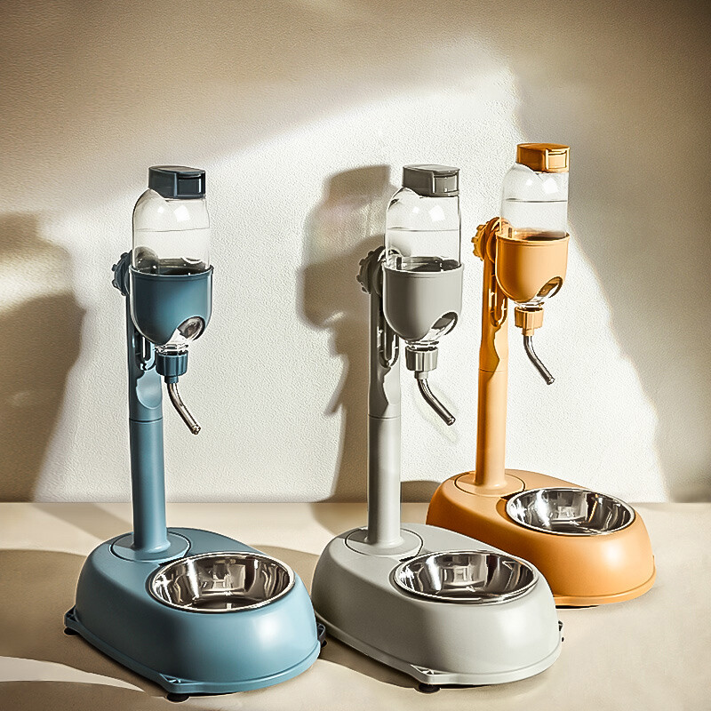 HOOPET naminių gyvūnėlių automatinis dozatorius, apsaugantis nuo apvirtimo šunų dubuo, geriamojo vandens butelio tiektuvas, pakabinamas virdulys, kačių maisto konteineris, reikmenys augintiniams