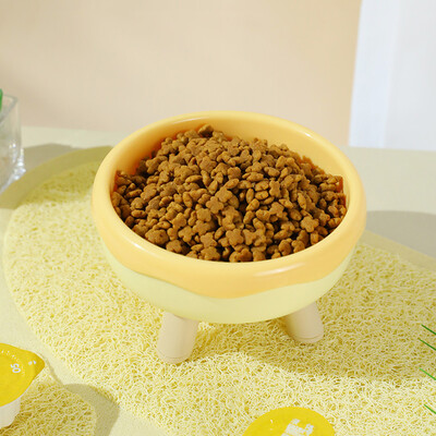 Kačių dubuo katėms su pakeltu stovu Naminių gyvūnėlių ėdalas Kačių lesyklėlė Protect Cervical Vertebra kačių maisto dubuo šunims Naminių gyvūnėlių produktai