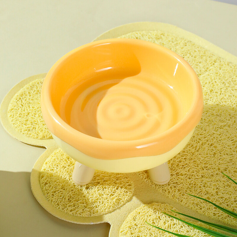 Kačių dubuo katėms su pakeltu stovu Naminių gyvūnėlių ėdalas Kačių lesyklėlė Protect Cervical Vertebra kačių maisto dubuo šunims Naminių gyvūnėlių produktai