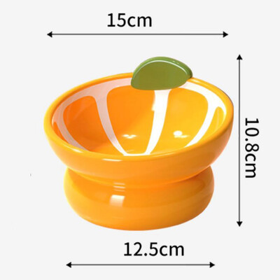 Mielas keraminis paaukštintas dubuo katėms nuo vėmimo, pakeltas keraminis naminių gyvūnėlių ėdalo dubuo naminių gyvūnėlių reikmenys šunų kačių reikmenys šunims.