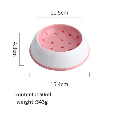 Mielas keraminis paaukštintas dubuo katėms nuo vėmimo, pakeltas keraminis naminių gyvūnėlių ėdalo dubuo naminių gyvūnėlių reikmenys šunų kačių reikmenys šunims.