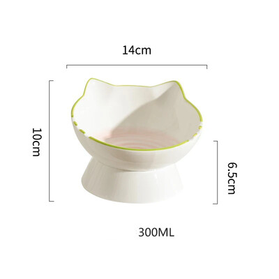 Pakeltas kačių dubuo Paaukštintas kačių maisto dubuo Stabilus Apsaugokite augintinio stuburą Patvarus naminių gyvūnėlių maitinimo indas Kačiukas Vandens dubuo katėms Šunims