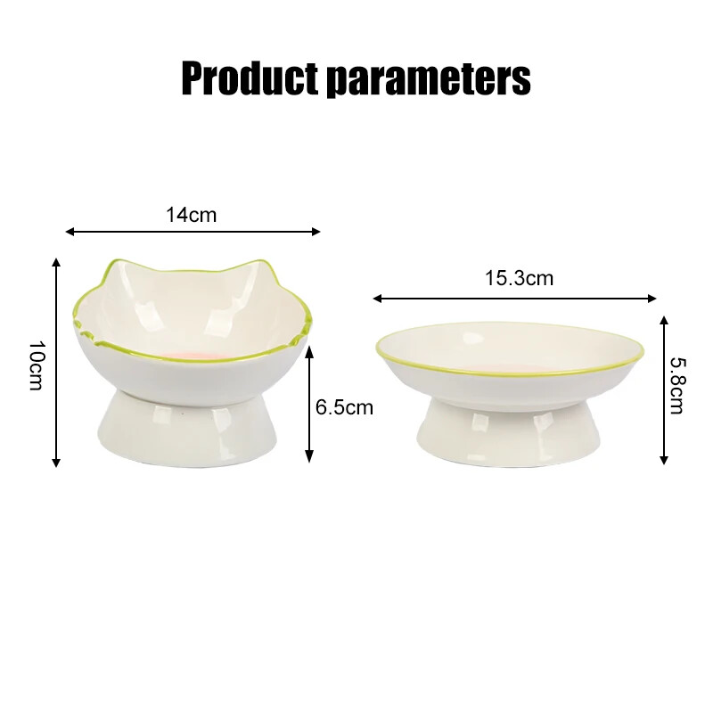 Pakeltas kačių dubuo Paaukštintas kačių maisto dubuo Stabilus Apsaugokite augintinio stuburą Patvarus naminių gyvūnėlių maitinimo indas Kačiukas Vandens dubuo katėms Šunims