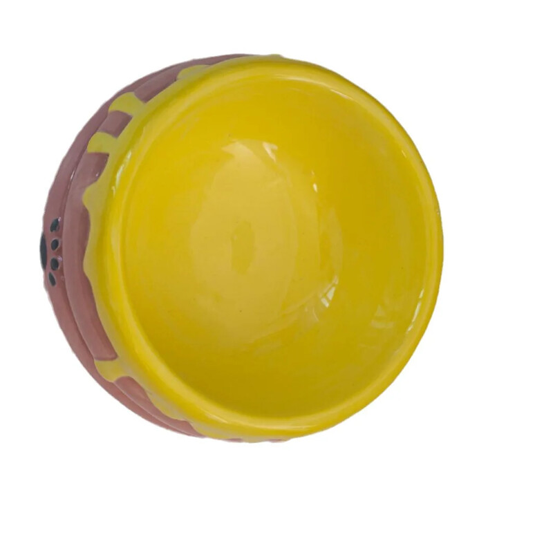 Aukštas keraminis kačių dubuo, apsaugantis nuo apvirtimo kačių maisto dubuo kaklo apsauga geriamasis dubuo Mielas naminių gyvūnėlių maisto dubuo šunų maisto dubuo naminių gyvūnėlių reikmenys