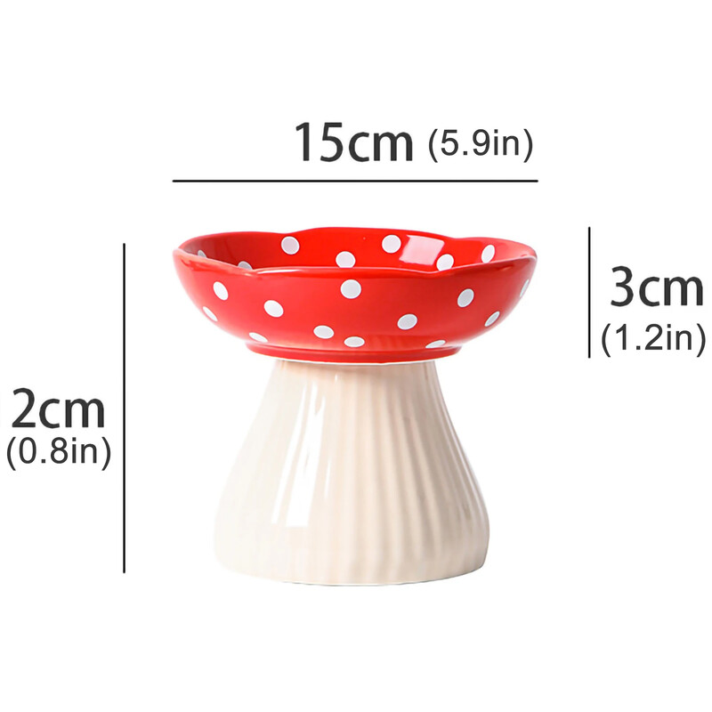 Keramikas kaķu bļoda, radoša jauka kucēnu suņu barotava mājdzīvnieku barošana un ūdens ēšanas bļoda dzeramā porcelāna mājdzīvnieku piederumi