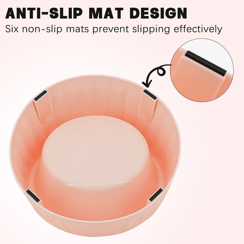 1PC bol pentru câini din oțel inoxidabil cu gura oblică pentru a preveni răsturnarea, bol pentru câini anti-alunecare, bol pentru hrănire pentru pisici