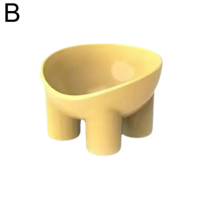 Miska na krmivo pre mačky Macron Color Thick Legs High Legs Stable Food Dog 4-Farebná Pet Grade Drop Eat Food Water Miska Anti Bowl Suppli O9H0