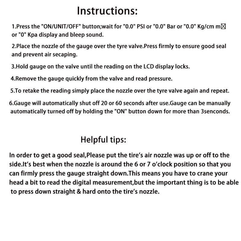LCD ekranas padangų slėgio matuoklio foninis apšvietimas, didelio tikslumo skaitmeninis padangų slėgio stebėjimas automobilio padangų oro slėgio matuoklis