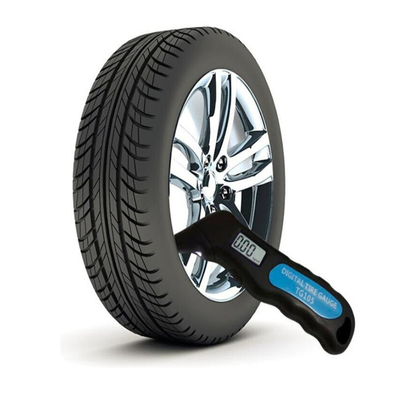 Skaitmeninis automobilių padangų padangų oro slėgio matuoklis TG105 LCD ekranas, manometras, barometrų testeris, skirtas automobilių sunkvežimių motociklų dviračiams