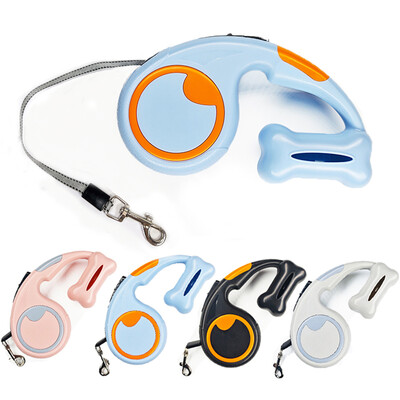 3m 5m Nylon Dog Leash Automatic Retractable Durable Cat Lead Exting Puppy Walking Running Traction Roulette για μικρά σκυλιά