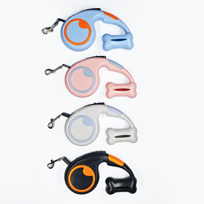 3m 5m lesă de câine din nailon automată retractabilă durabilă plumb de pisică extensibilă cățeluș mers alergare ruleta de tracțiune pentru câini de talie mică