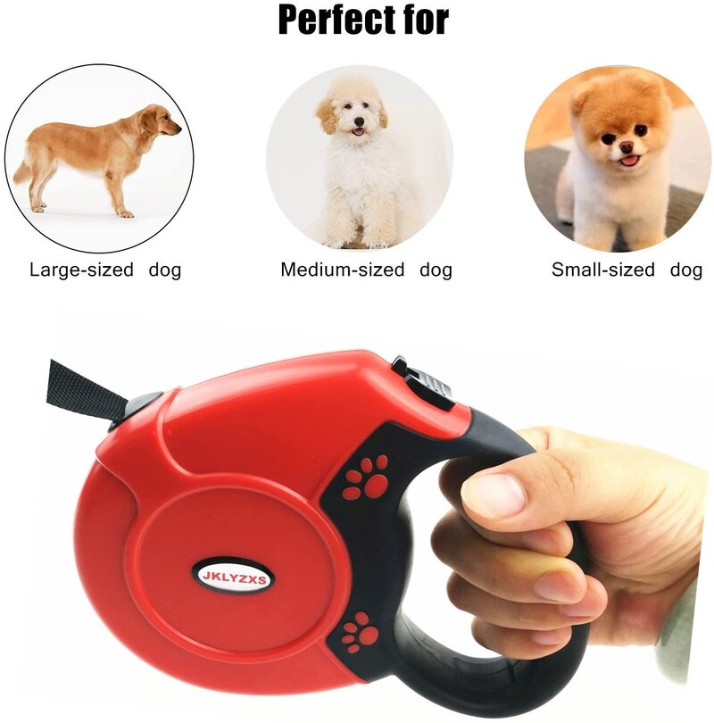 5 spalvų pasirinktinai 5/8 m Vidutinio didelio šuns Patvarūs automatiniai ištraukiami laidai