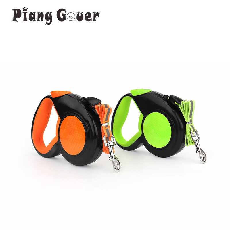 3M/5M/8M Automātiski ievelkams atstarojošs suņu pavadas Vilces virves Suņi Kaķu pastaigu mājdzīvnieku pavadas vads Automātiski pagarināms