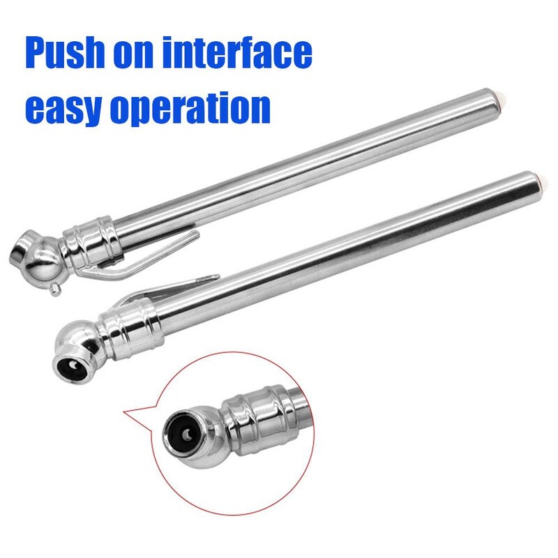 Automobilio automobilio padangų oro slėgio 5-50 PSI mini bandymo matuoklio rašiklis Greito padangų slėgio patikrinimo įrankis, skirtas transporto priemonės varikliui