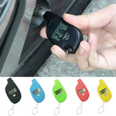 Automašīnu aksesuāri Atslēgu piekariņš Digitālais displejs Riepu spiediena mērītājs Pārnēsājams Auto pārbaudes rīks Automašīnu riepu spiediena monitors Karsti Pārdod