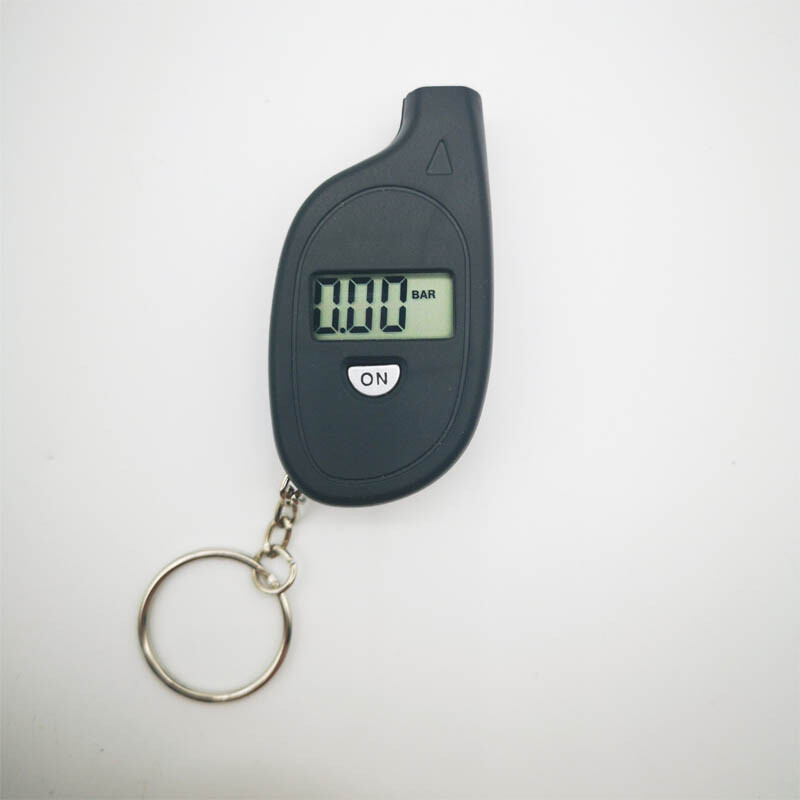 Automobilių priedai Raktų pakabukas Skaitmeninis ekranas Padangų slėgio matuoklis Nešiojamas automatinės apžiūros įrankis