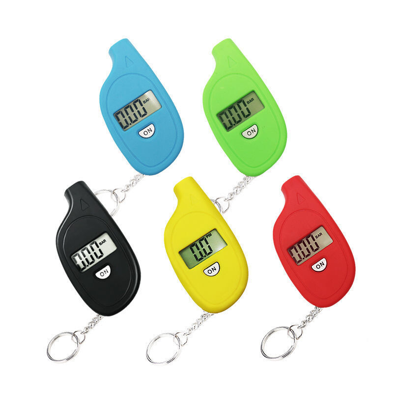 Automobilių priedai Raktų pakabukas Skaitmeninis ekranas Padangų slėgio matuoklis Nešiojamas automatinės apžiūros įrankis