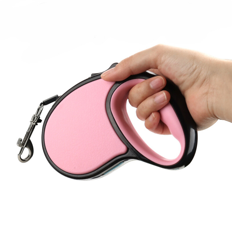 3/5M, nailon, durabil, retractabil automat, lesă pentru câini, lesă automată extensibilă, pentru câini de talie mică, mijlocie, cățeluș