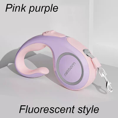 Šunų kačių reguliuojama patvari traukimo virvė 3 m 5 m naminių šunų automatinė ištraukiama trauka, lankstūs maži vidutiniai šunys produktai naminiams gyvūnėliams