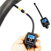 LCD digitālais riepu spiediena mērītājs 0-150 PSI automašīnu riepu gaisa spiediens motociklu automašīnām kravas automašīnu velosipēdu motociklu transportlīdzekļu testeris